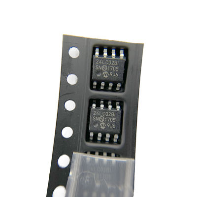 Αυτοκίνητο 2K-κομμάτι τμηματικός-I2C 256 X 8 3.3V/5V 24LC02B-I/SN τσιπ EEPROM ολοκληρωμένου κυκλώματος μνήμης