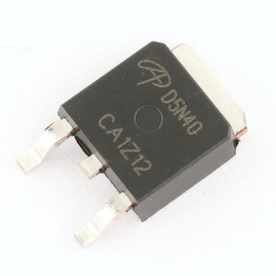 AOD5N40 Thyristor διόδων MOSFETs 400V 4.2A Ν άλφα και ωμέγα ημιαγωγός καναλιών